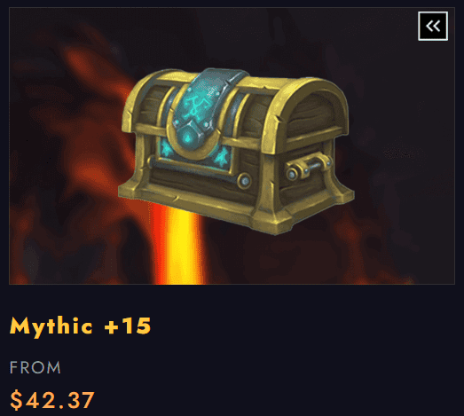 Mythic +15 boost for boosting services 